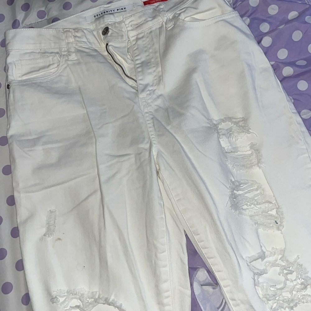 White Ripped Jeans